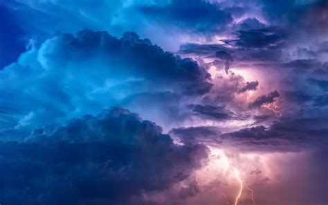 Thunderstorm Wallpaper 4K, Lightning, Flashing