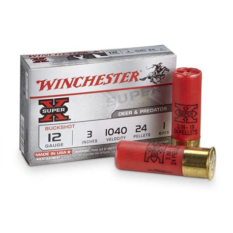 Shotgun Shells 12 Gauge Buckshot