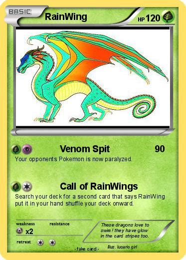 Pokémon RainWing 1 1 - Venom Spit - My Pokemon Card