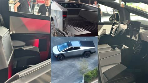 New Images Of Tesla Cybertruck Show Glass Roof, Tonneau Cover, And Interior