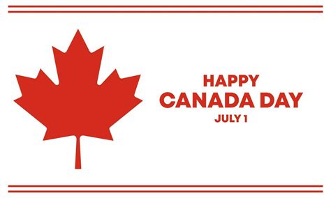 Canada day banner with red maple and white background 24223861 Vector ...