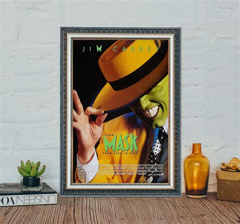 The Mask 1994 Movie Poster Jim Carrey Classic Vintage Movie - Etsy