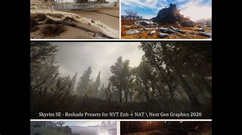 Skyrim SE - Reshade Presets for NVT Enb + NAT \ Next Gen Graphics 2020 - YouTube