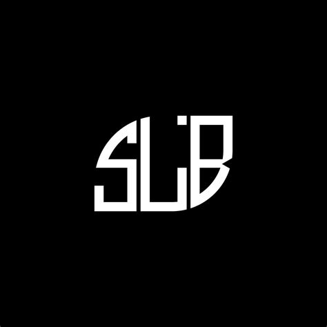 SLB letter design.SLB letter logo design on black background. SLB ...