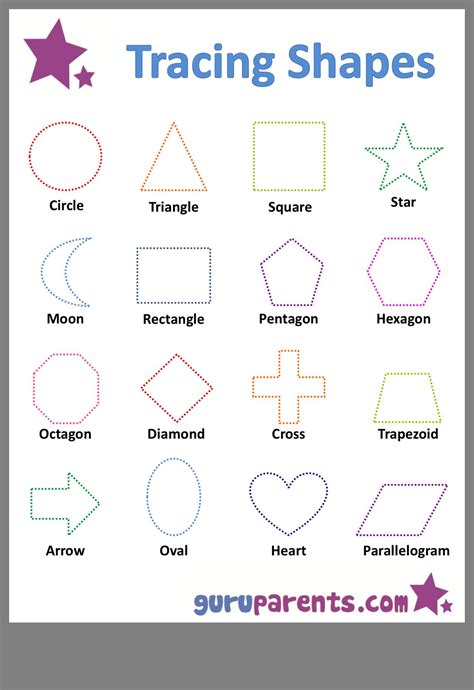 Free Printable Shapes Web Shapes Like Rectangles, Triangles, Cubes, Pentagons, Hexagons, Squares ...