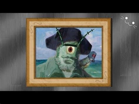 Spongebob Pirate Painting | Home Decor Ideas