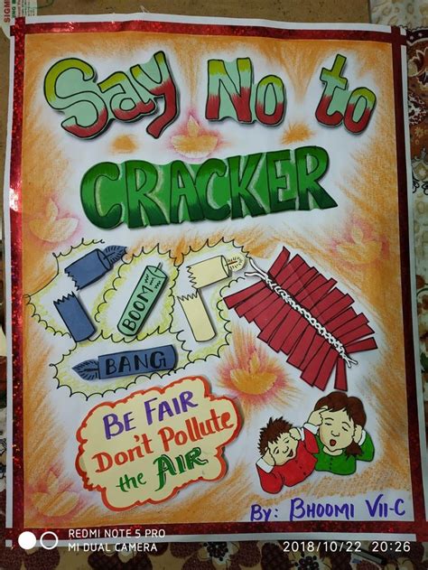 Say no to cracker | Birthday poster diy, Say no to crackers, Eco ...