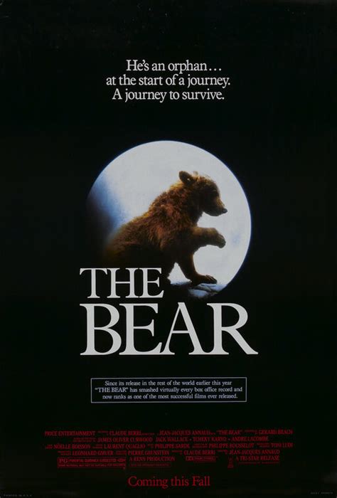 The Bear Movie Poster (#1 of 2) - IMP Awards