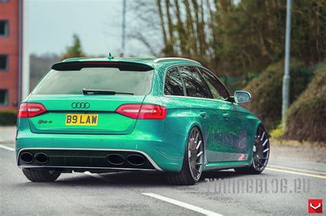 Audi RS4 Avant B8 with foil in Mint by tuningblog.eu