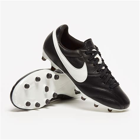 Nike Football Boots - Nike The Premier FG Boots - Black-White - Firm ...