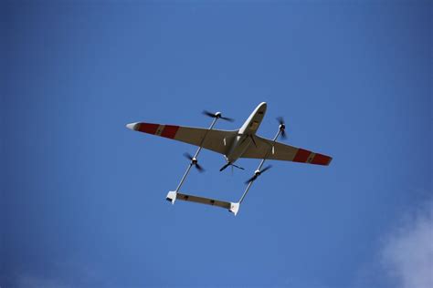 Hybrid VTOL fixed-wing drone flies for 2+ hours