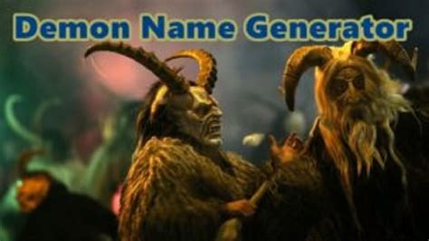 Choose the best proposal in the demon names generator – The Wind Knows