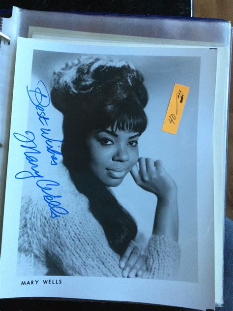 MARY WELLS, autograph – Williamsburg Nostalgia Fest