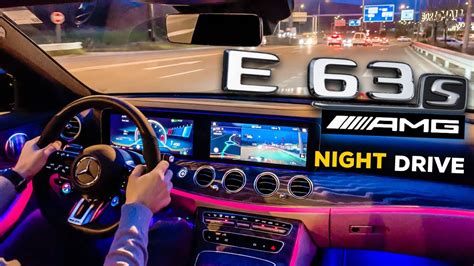 2021 MERCEDES E63 S AMG Sedan NEW E Class Full NIGHT DRIVE Interior Infotainment MBUX - YouTube