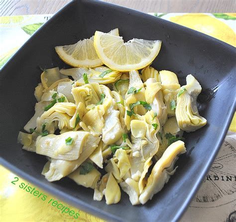 Delicious Artichoke Hearts Salad - 2 Sisters Recipes by Anna and Liz