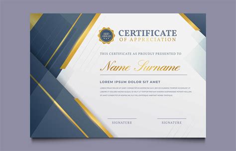 Certificate of Appreciation Template 2271979 Vector Art at Vecteezy