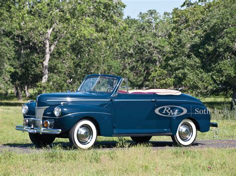 1941 Ford Super DeLuxe Convertible Coupe | The Charlie Thomas Collection 2012 | RM Auctions