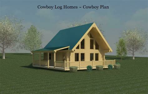 Cowboy Plan 866 Sq. Ft. | Cowboy Log Homes