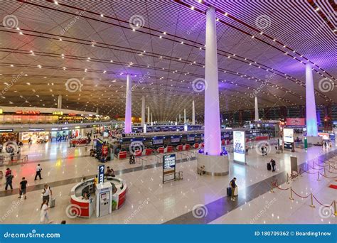 Beijing Capital International Airport Terminal 3 in China Editorial Photography - Image of ...