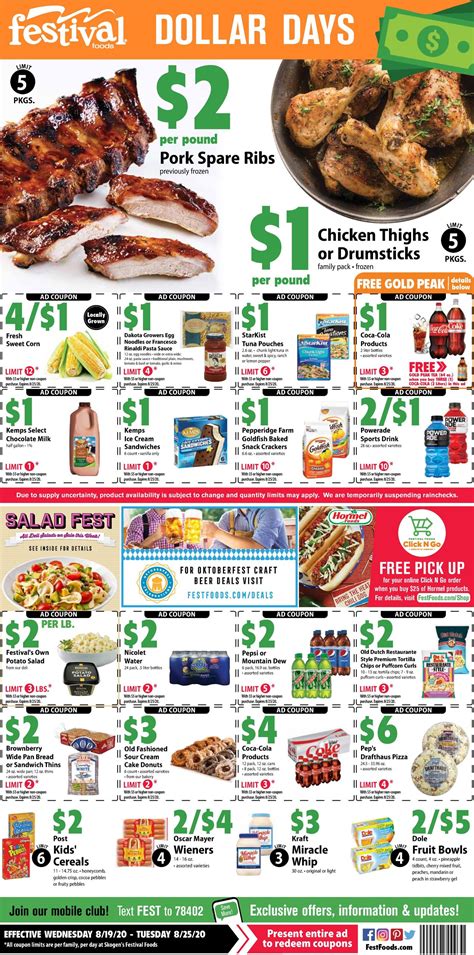 Festival Foods Current weekly ad 08/19 - 08/25/2020 - frequent-ads.com