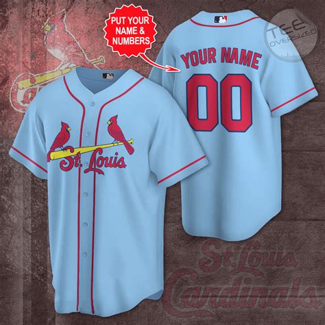 Personalized St. Louis Cardinals jerseys - OversizedTee.com