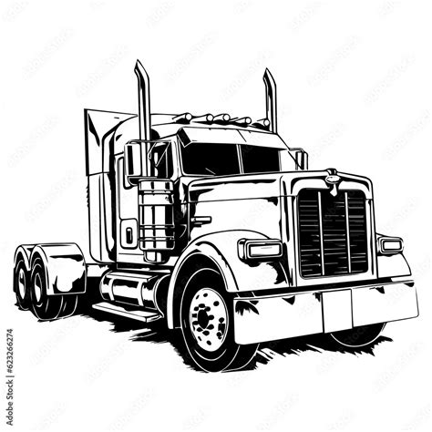 semi truck svg, truck driver svg, truck svg, trucker svg, American Flag Trucker svg, us truck ...