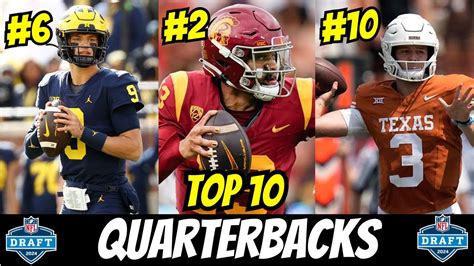 THESE are the Top 10 QBs in the 2024 NFL Draft - YouTube