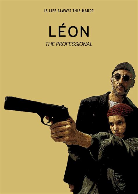 'Leon The Professional' Poster, picture, metal print, paint by Movue ...