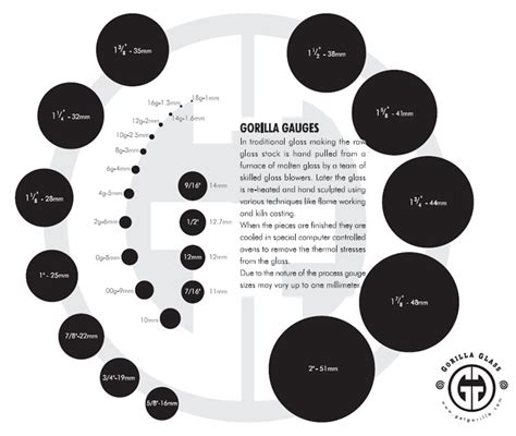 Ear Plug Size Chart | amulette