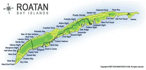 66 best images about Roatan Maps on Pinterest