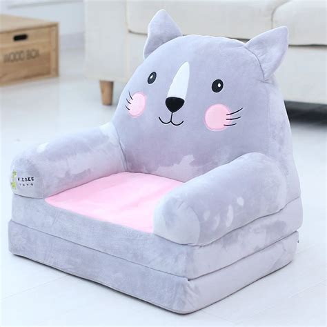 Cartoon Foldable Kids Sofa PP Cotton Sofa Bed Lazy Tatami Baby Chair ...