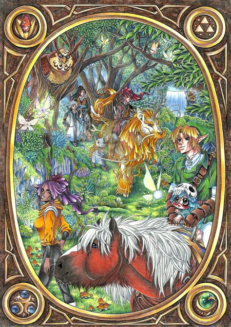 Kokiri Forest by Megaloceros-Urhirsch on DeviantArt