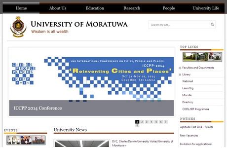 University of Moratuwa in Sri Lanka