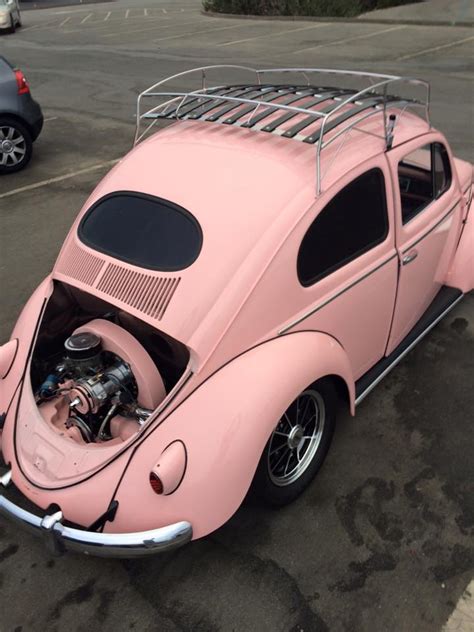 VINTAGE SILVER POWDER COAT VW BUG ROOF RACK / Foreign Concepts VW