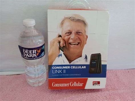 NEW Consumer Cellular Link II Classic Flip Phone - Trice Auctions