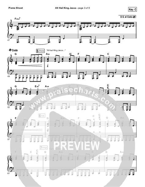 All Hail King Jesus Sheet Music PDF (Jeremy Riddle) - PraiseCharts