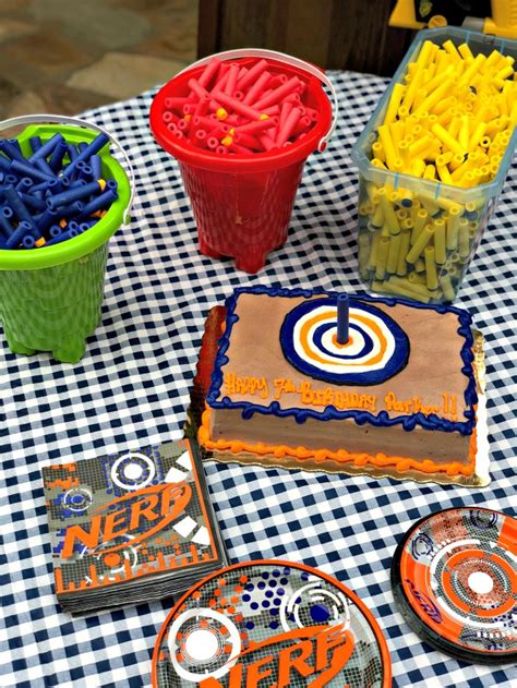 Simple Ideas for an at home Nerf Gun Birthday Party