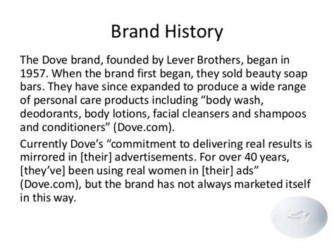 Dove- Brand Evolution