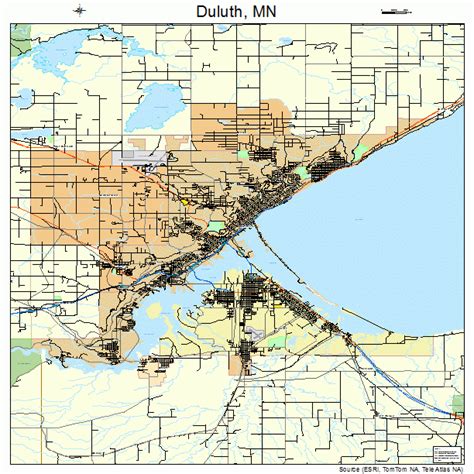 Printable Map Of Duluth Mn