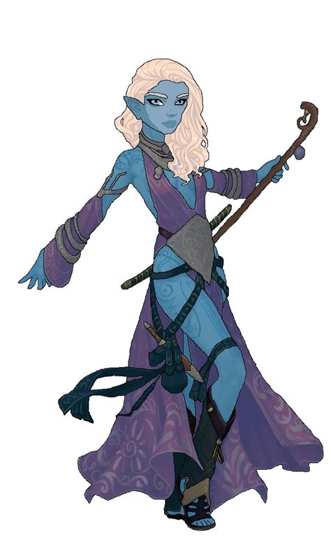 Female Air Genasi concept art (Forgotten Realms) by ForgottenRealmsArt on DeviantArt