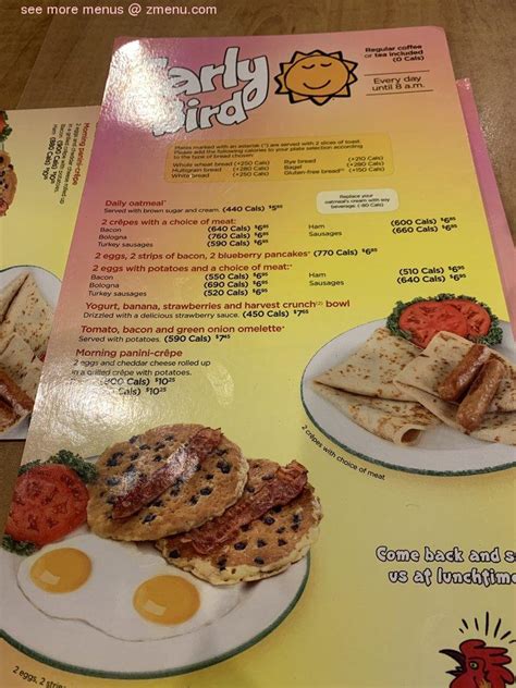 Online Menu of Coras Breakfast & Lunch Restaurant, Hamilton, Ontario ...