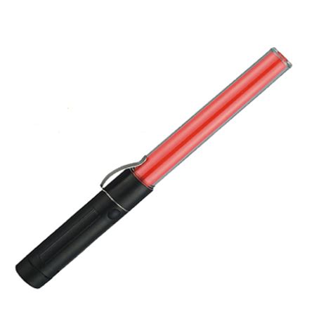 11" LED Red Traffic Wand With Magnet | Traffic Safety Zone