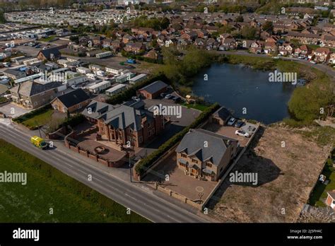 Aerial Drone Image of Tyson Furys NEW Family home, valued at around £1.8m in the Seaside Town of ...