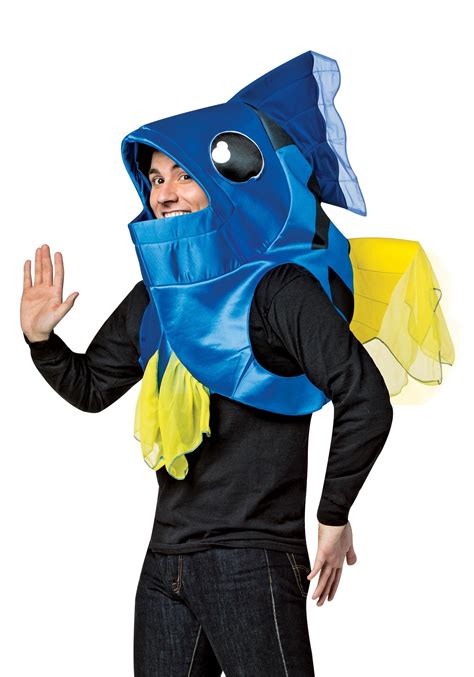 Blue Fish Costume for Adults