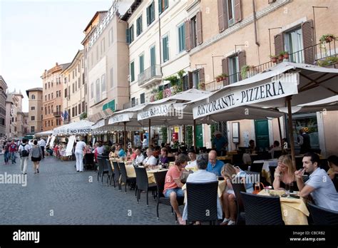 Cafes and Restaurants in Piazza Navona in Rome, Italy, Europe Stock Photo - Alamy