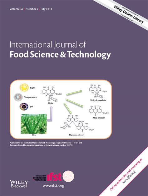 International Journal of Food Science & Technology: Vol 49, No 7