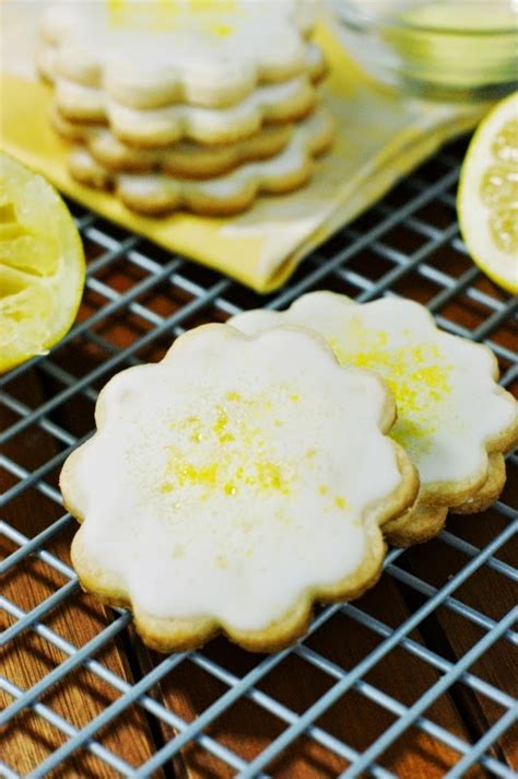 Lemon-Glazed Butter Cookies | The Kitchen is My Playground
