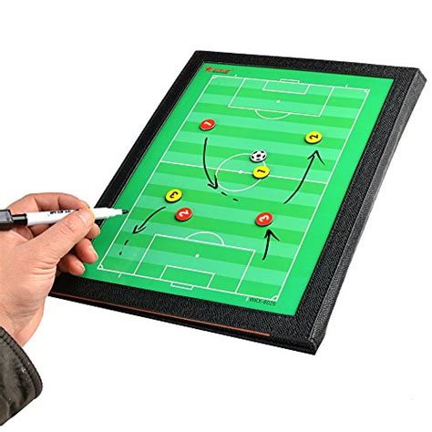 AGPTEK Sport Magnetic Football Soccer Coach Tactical Plate Tactics ...