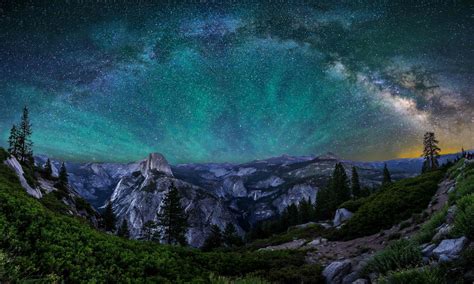 Starlit Serenity: Yosemite National Park HD Wallpaper