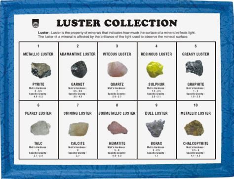 Minerals Luster Collection (Set of 10) at best price in Ambala